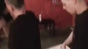 Three English Chav Lads: Watersports & Fucking