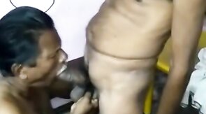 Indian Daddy Sucks Black Cock