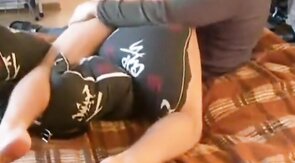 Submissive Guy's Spanking Session