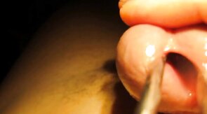 Sounding & Stretching Urethra Before Cumming Hard