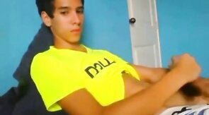 Latin Amateur Twink Masturbating Solo