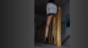 Kinky Cowgirl Sissy Slut Rides a Sex Toy