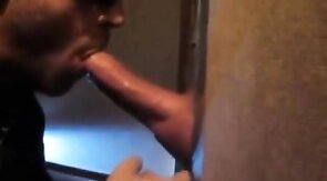 Big Cock Glory Hole Fun: Amateur Blowjob & Cum Swallow