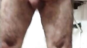 Big-Cock Syrian Daddy Masturbating
