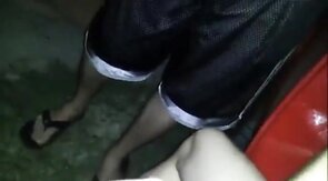 HandJob Fun Outside: Amateur Man Cums Hard!