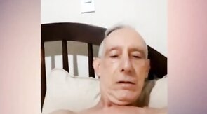 Grandpa's Horny Webcam Show