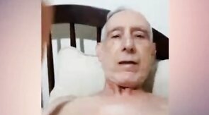 Grandpa's Horny Webcam Show