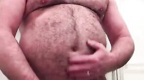 Big-Cock Daddy Bear Jacks Off