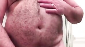 Big-Cock Daddy Bear Jacks Off