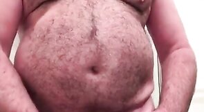 Big-Cock Daddy Bear Jacks Off