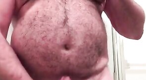 Big-Cock Daddy Bear Jacks Off