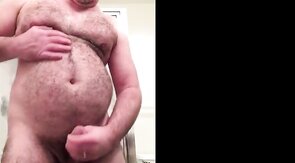 Big-Cock Daddy Bear Jacks Off