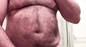 Big-Cock Daddy Bear Jacks Off