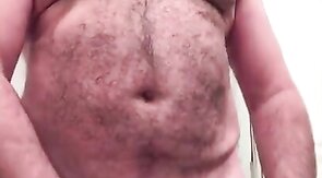 Big-Cock Daddy Bear Jacks Off