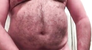 Big-Cock Daddy Bear Jacks Off