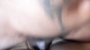 Amateur Bareback: Big Black Cock Tears a Hole