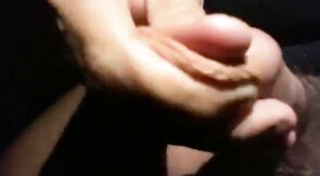 Homemade Masturbation: Cumming in Foreskin