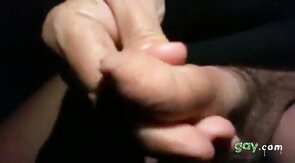 Homemade Masturbation: Cumming in Foreskin