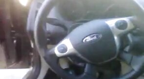 Crossdresser bear jerking off outdoors in nylons