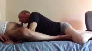 Amateur Opa schluckt gerne