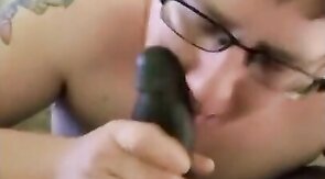 Sucking a Thick Black Cock - Interracial Twink Fun