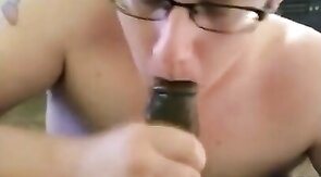 Sucking a Thick Black Cock - Interracial Twink Fun