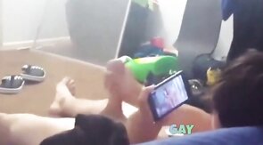 My Best Friend Lets Me Record Him Stroking His Big Cock