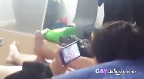 My Best Friend Lets Me Record Him Stroking His Big Cock