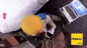 Sissy Beach Interracial Anal