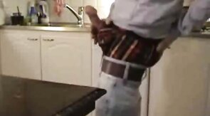 Twink Sagger Shoots a Load on the Table