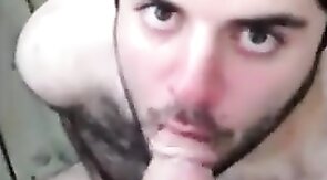 Big Cock Worship by Amateur Webcam Couple