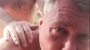 Bareback Fuck with a Big-Cock Daddy in the Maspalomas Dunes
