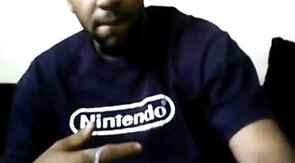 Black Guy Strokes & Cums on Cam