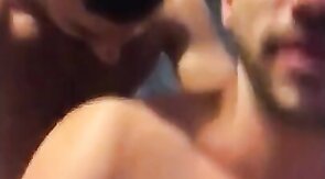 Muscle Hunk Gets Bareback Anal Creampie