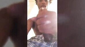 Big Black Cock Pulsating Hard