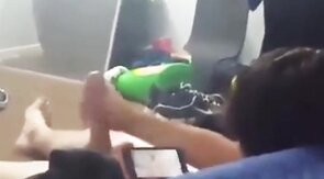 Asian Twink Cums While Watching Porn