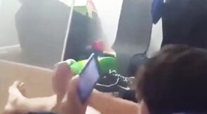 Asian Twink Cums While Watching Porn