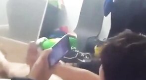 Asian Twink Cums While Watching Porn