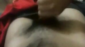 Twink gets a handjob from his Asian friend.