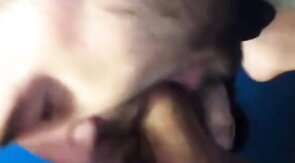 Public WC Blowjob by Amateur Cum Sucker