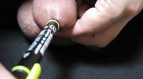 Asian Men's Urethra Sounding Fun