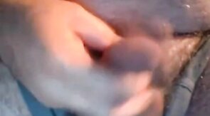 Hairy NY Bear Strokes on Webcam