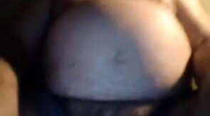 Hairy NY Bear Strokes on Webcam