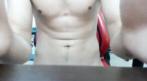 Romanian Amateur Twink Strokes Big Cock on Webcam