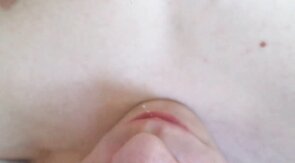 Amateur Creamy Close-Up: Slow-Mo Cum Swallowing!