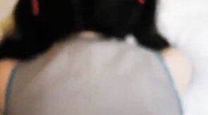 Asian Crossdresser Bareback with Amateur Cum Inside