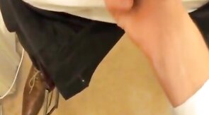 Two Friends Play Wanking Games on Webcam