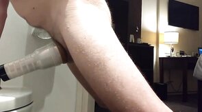 Moaning While Filling My Fleshlight with Cum