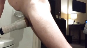 Moaning While Filling My Fleshlight with Cum