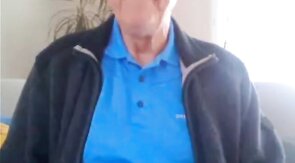 68-Year-Old German Daddy Strips and Cums for You